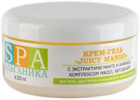 АЛЬГАНИКА. Крем-гель для тела «Juicy Mango» 250мл. с экстрактами манго и ананаса, комплексом масел, хитозаном купить в Оренбурге